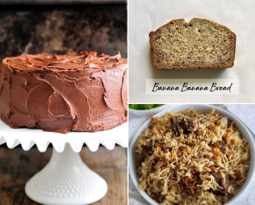Some recipes that never fails. cover photo collage