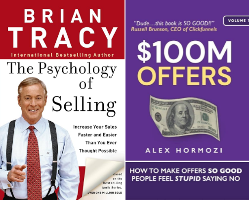 The Books That Taught Me How to Sell cover photo collage