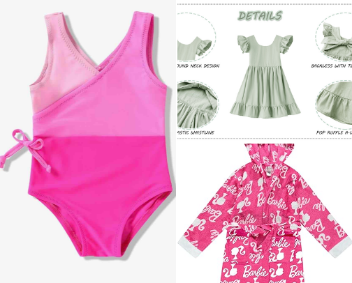Baby/Kid clothes and accessories cover photo collage