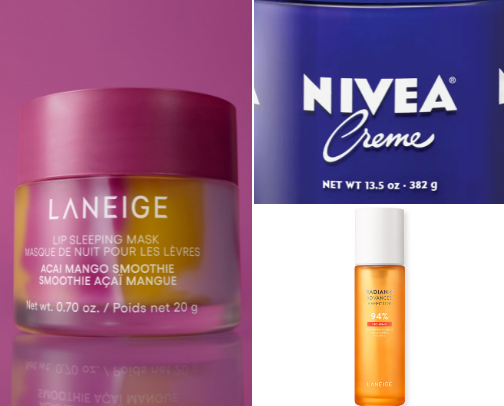 A list of highly recommended beauty products cover photo collage