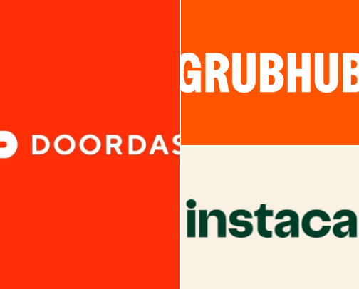 Food delivery cover photo collage