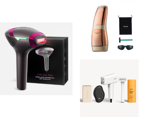 Laser Hair Removal At Home cover photo collage