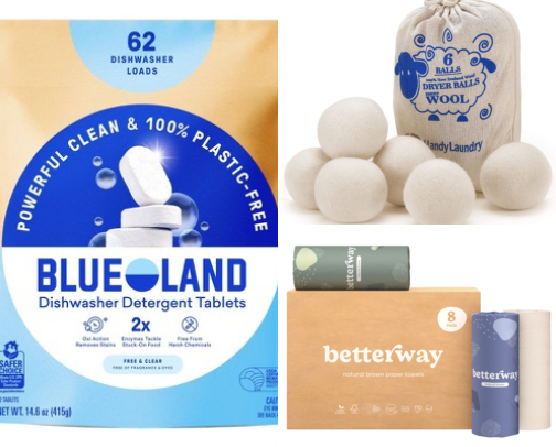 My Favorite Lower-Tox Cleaning Swaps cover photo collage