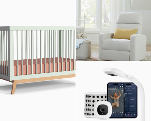 Nursery room appliance cover photo collage
