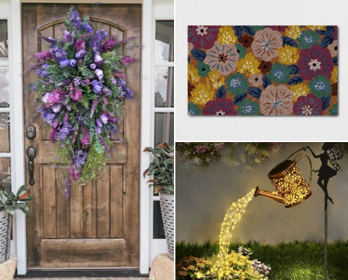 🌿 Spring Outside: Elevate Your Outdoor Home Decor cover photo collage