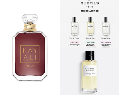 Best perfume collection cover photo collage