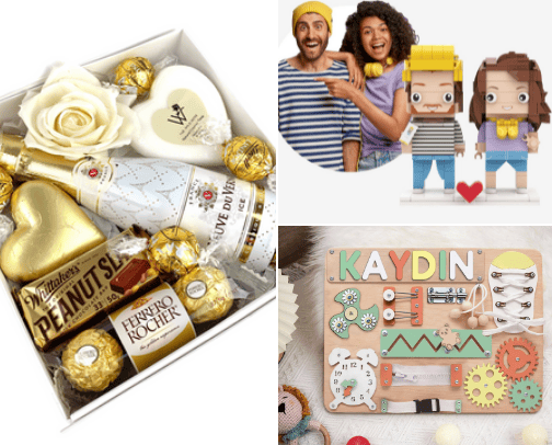 PERSONALISED GIFTS cover photo collage