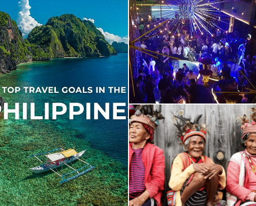 Travel goals cover photo collage