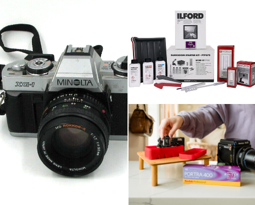 Film Photography 101: Start Shooting on Film cover photo collage