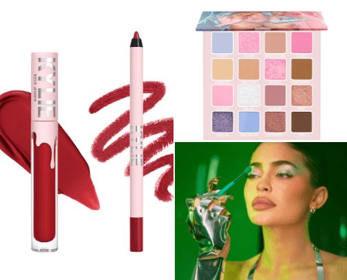 Kylie Cosmetics cover photo collage