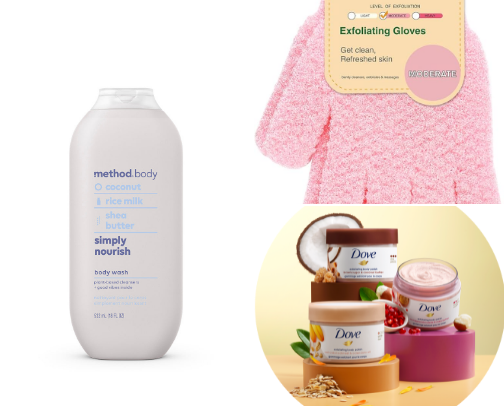 My fav hygiene products cover photo collage