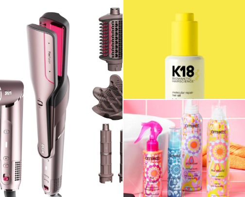 Hair care cover photo collage