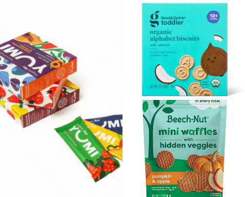 Baby/toddler snacks cover photo collage