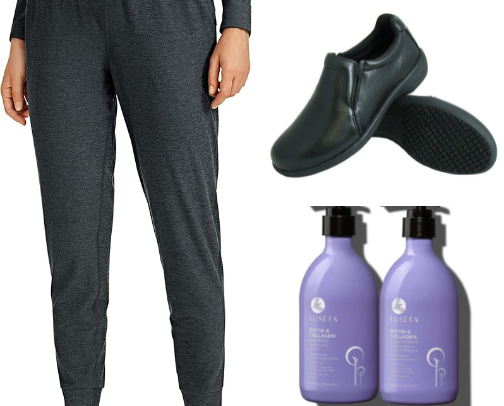 Women's and men's clothes cover photo collage