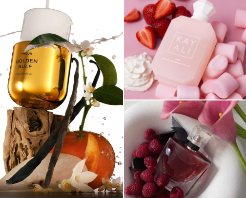 Sweet Blooms & Sugar Dreams fragrances  ✨ cover photo collage