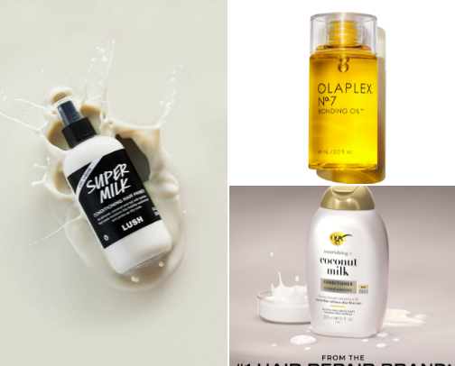 THE BEST hair products for you✨️ cover photo collage