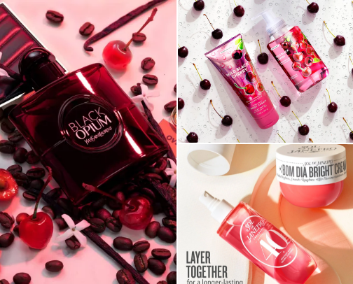 Smell like cherry🍒 cover photo collage