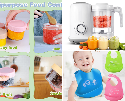 Your Essential Baby Food Prep Toolkit: From Blenders to Strainers cover photo collage