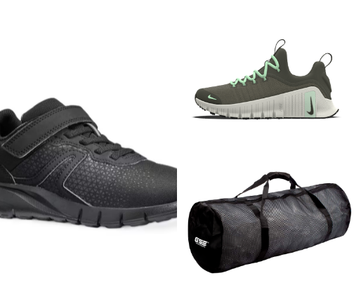 sports equipment cover photo collage