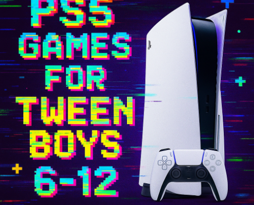 PS5 Games for Tween Boys (6-12) cover photo collage