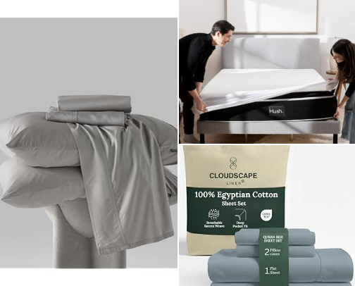 ALL NATURAL - HEALTHY SLEEP 🛌 BEDDING AND ACCESSORIES cover photo collage