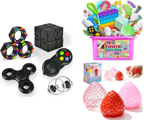 🌀 Fidget Toys: Satisfying Sensory, Magnetic, Clicky & Squishy Picks cover photo collage