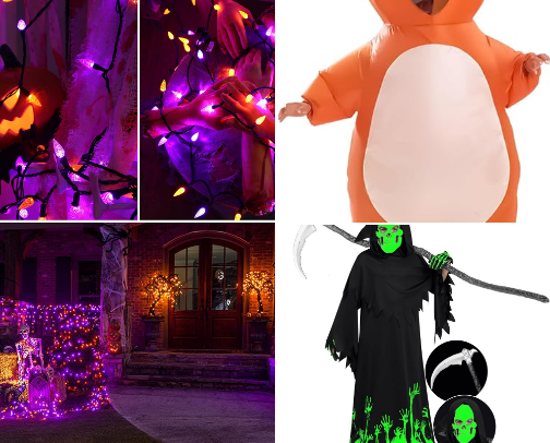 Halloween Decorations & Costumes cover photo collage