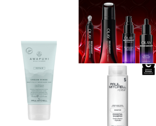 Beauty Products cover photo collage