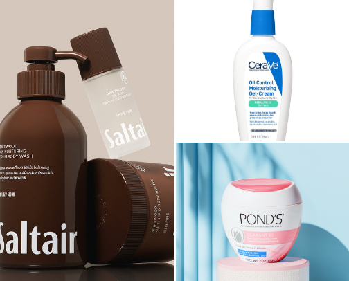 body & skin care 🤌🏽 cover photo collage