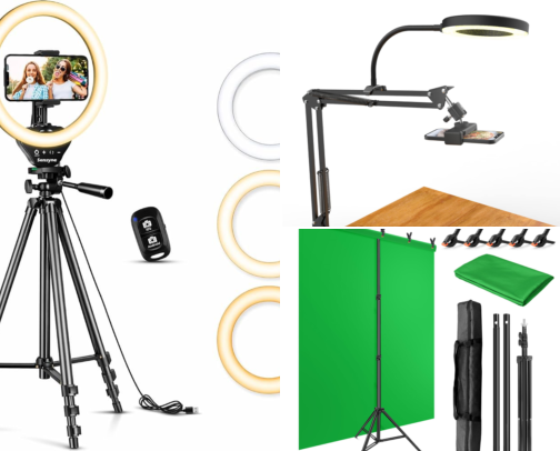 Content Creator Essentials: Must-Have Tools & Gadgets cover photo collage
