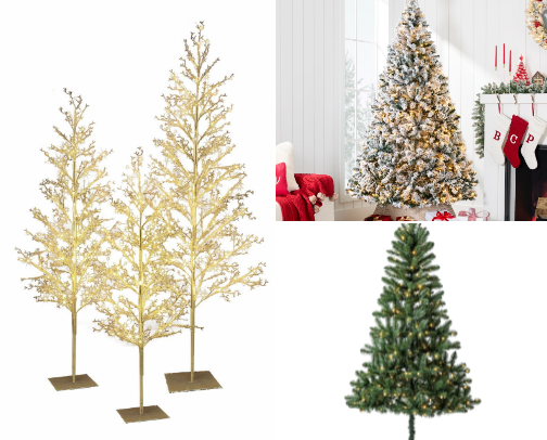 Christmas Trees & Ornaments cover photo collage