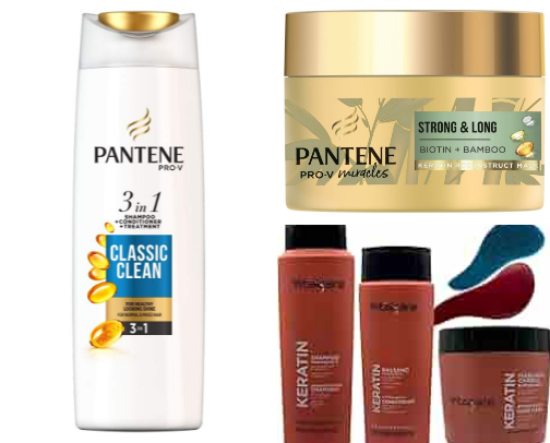 My Hair products for Low porosity 4C/4B hair type cover photo collage