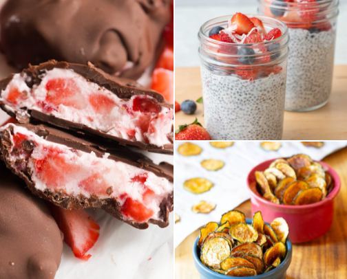 Healthy Snacks You Need cover photo collage