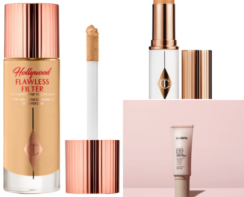 Put on makeup cover photo collage