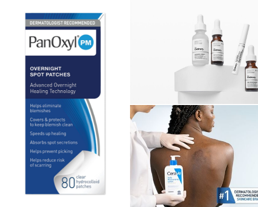 Skincare for clear skin! cover photo collage