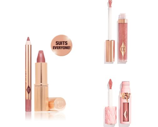 charlotte tilbury makeup products 🌸 cover photo collage