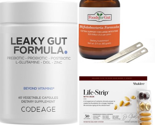 Daily Wellness Supplements that Support Energy, Gut Health & Hormone Balance cover photo collage
