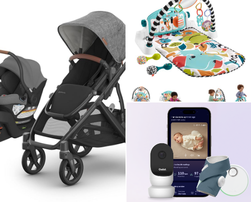 Pregnant and Overwhelmed? Start Here! Baby Recs That Don't Suck. cover photo collage