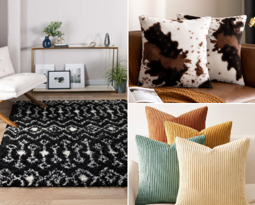 Boho, Western, Punchy - living room decor that I love! cover photo collage
