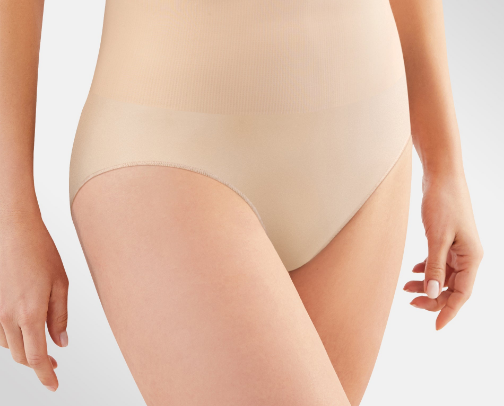 Flatter Stomach Look with Maidenform underwear cover photo collage