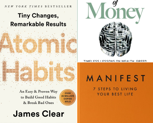 The "It Girl" Reading List cover photo collage