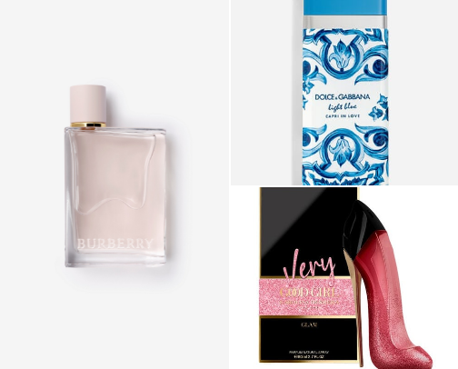 Favorite perfumes cover photo collage