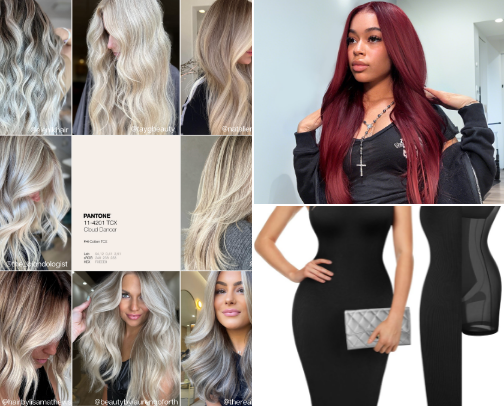2026 Bold & Bougie: The Ultimate Unique Hair & Wig Transformation Guide cover photo collage