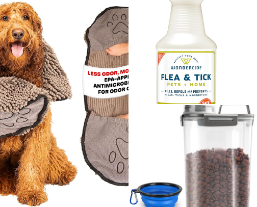 Dog Camping Essentials cover photo collage