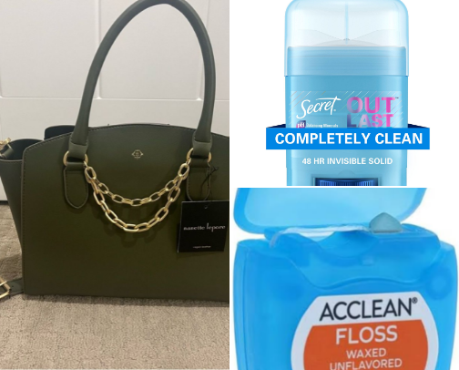 What’s in my purse cover photo collage