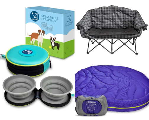 Camping with Dogs: Gear You Didn’t Know You Needed cover photo collage