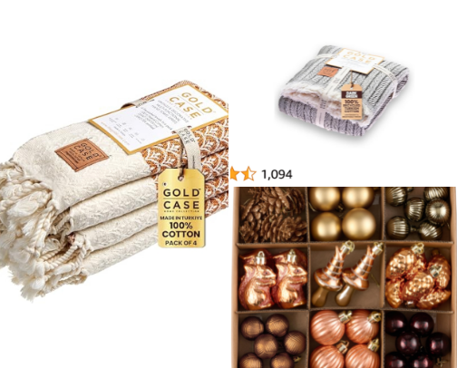 Cozy fall home decor cover photo collage