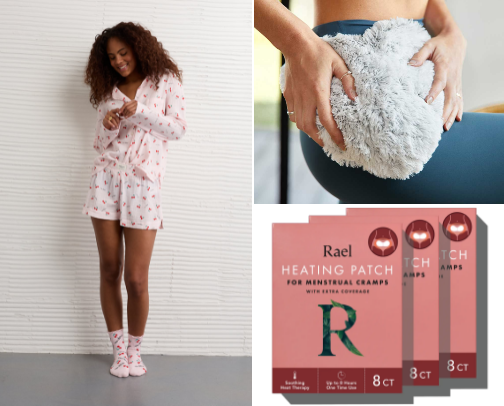 Bed rotting essentials for the first day of Period😶‍🌫️ cover photo collage