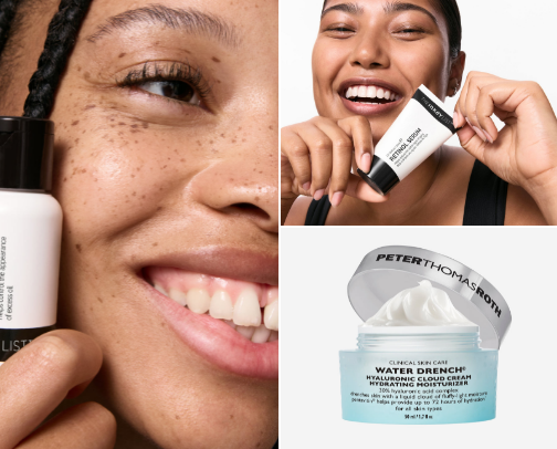 my NO FUSS skincare routine cover photo collage