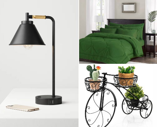 Decorative items for home and garden cover photo collage